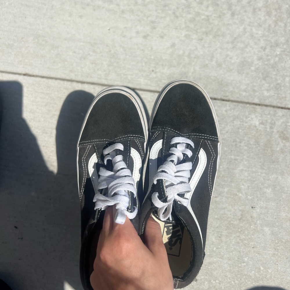 Vans Black and White Sneakers